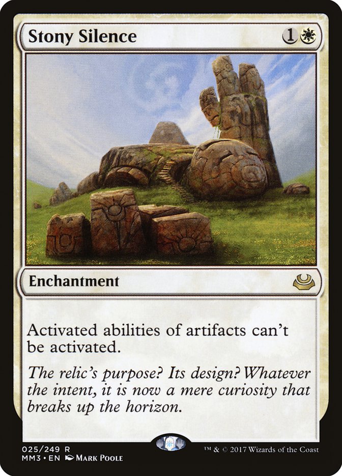 Stony Silence [Modern Masters 2017] | Gamer Loot