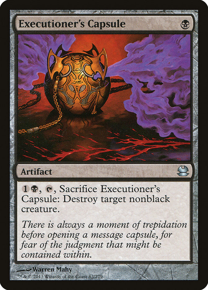 Executioner's Capsule [Modern Masters] | Gamer Loot