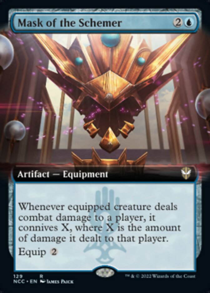 Mask of the Schemer (Extended Art) [Streets of New Capenna Commander] | Gamer Loot