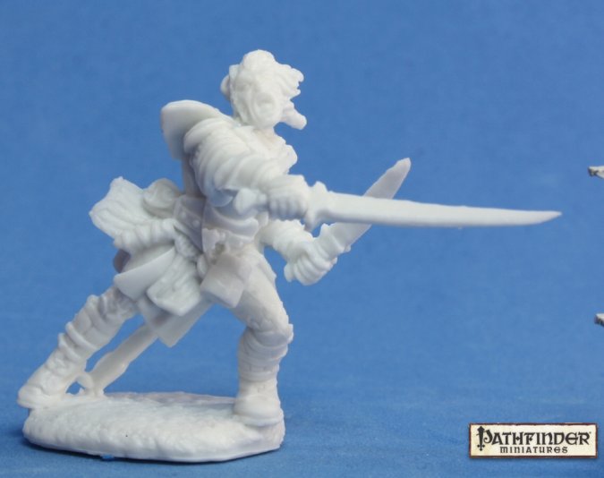 Reaper Bones Miniatures: Valeros, Iconic Fighter | Gamer Loot