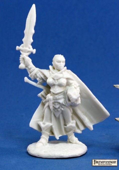 Reaper Bones Miniatures: Seelah, Iconic Paladin | Gamer Loot