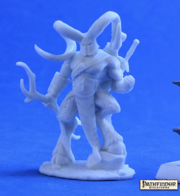 Reaper Bones Miniatures: The Horned Hunter | Gamer Loot