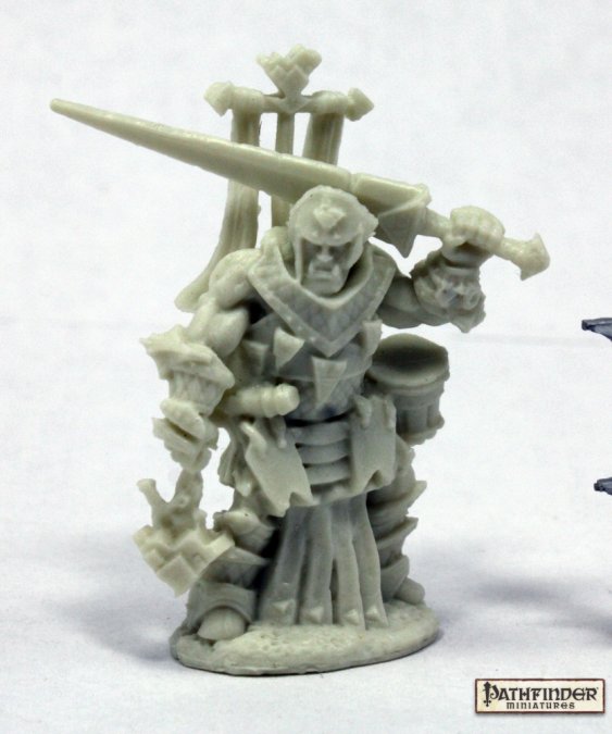 Reaper Bones Miniatures: Oloch, Iconic Warpriest | Gamer Loot