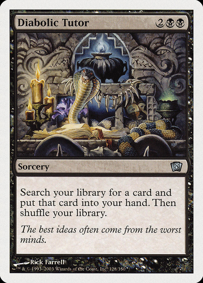 Diabolic Tutor [Eighth Edition] | Gamer Loot