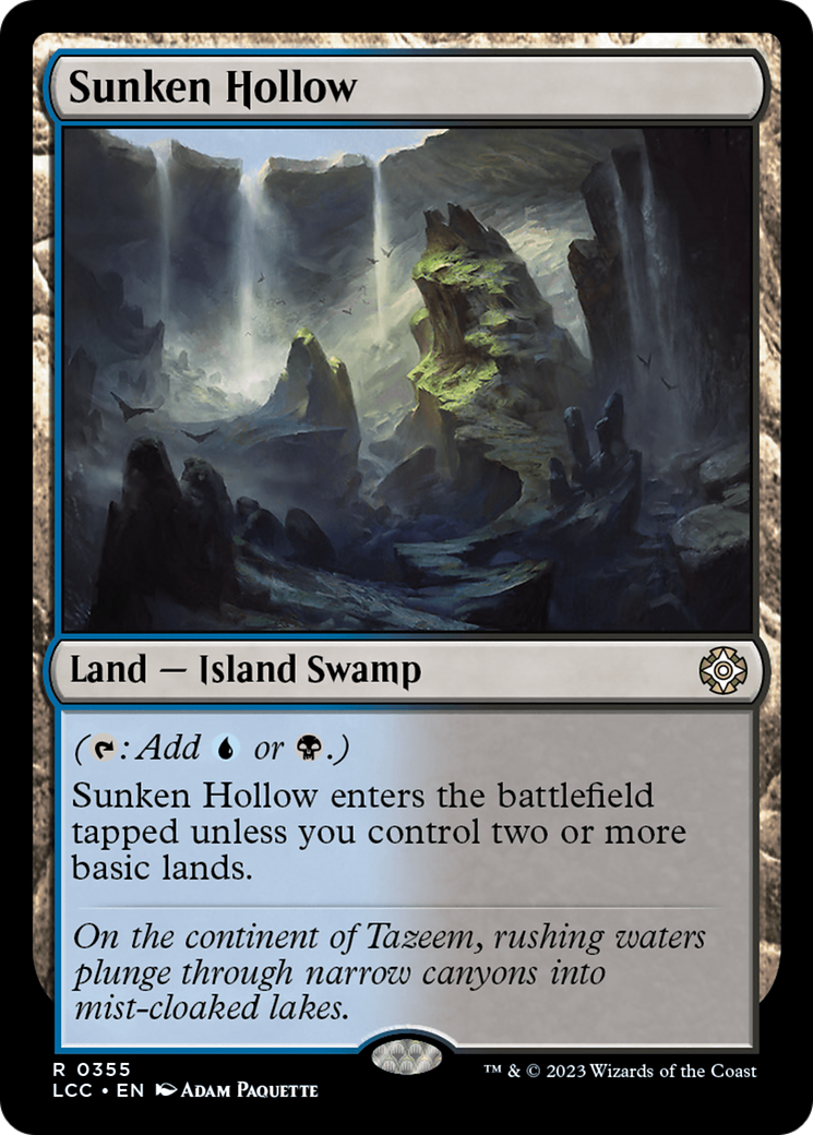 Sunken Hollow [The Lost Caverns of Ixalan Commander] | Gamer Loot