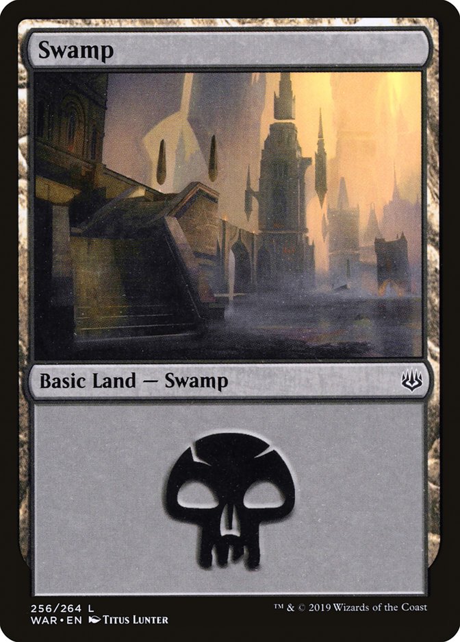 Swamp (256) [War of the Spark] | Gamer Loot