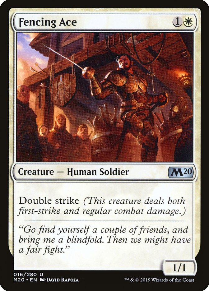 Fencing Ace [Core Set 2020] | Gamer Loot