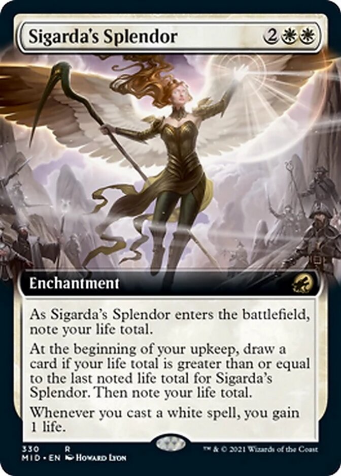 Sigarda's Splendor (Extended) [Innistrad: Midnight Hunt] | Gamer Loot