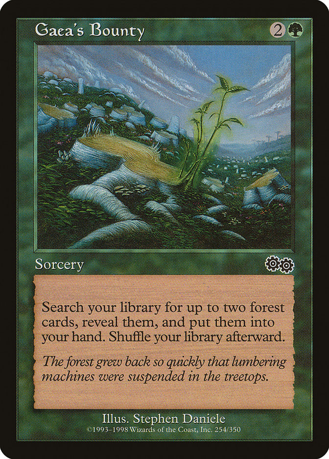 Gaea's Bounty [Urza's Saga] | Gamer Loot