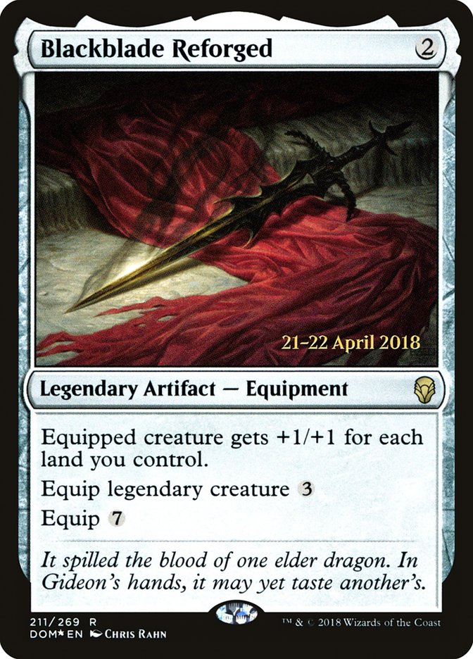 Blackblade Reforged  [Dominaria Prerelease Promos] | Gamer Loot