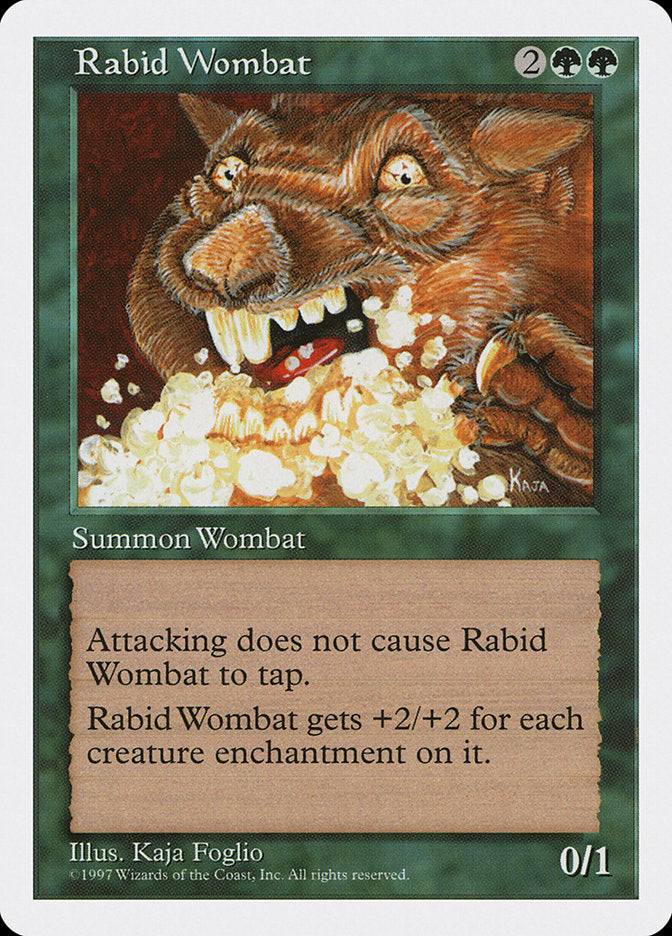 Rabid Wombat [Fifth Edition] | Gamer Loot