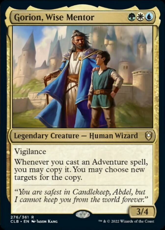Gorion, Wise Mentor [Commander Legends: Battle for Baldur's Gate] | Gamer Loot