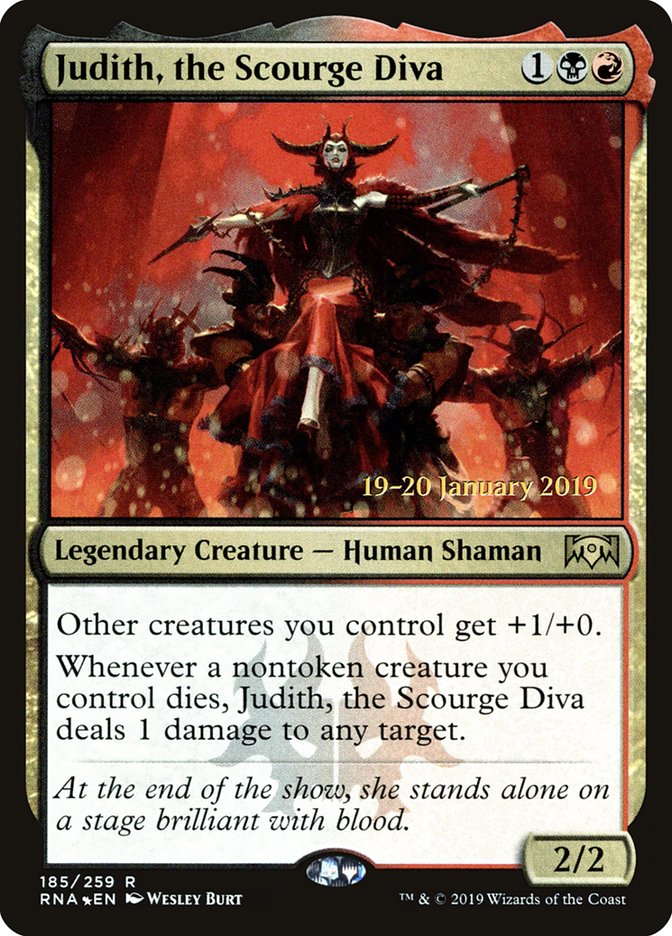 Judith, the Scourge Diva [Ravnica Allegiance Prerelease Promos] | Gamer Loot