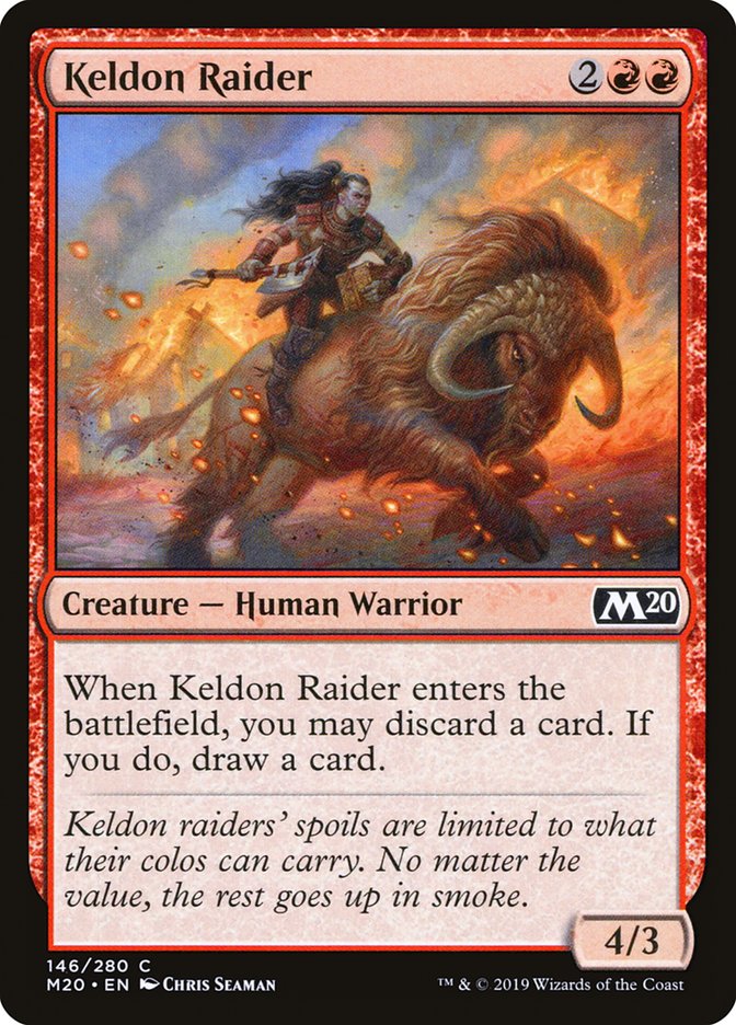 Keldon Raider [Core Set 2020] | Gamer Loot