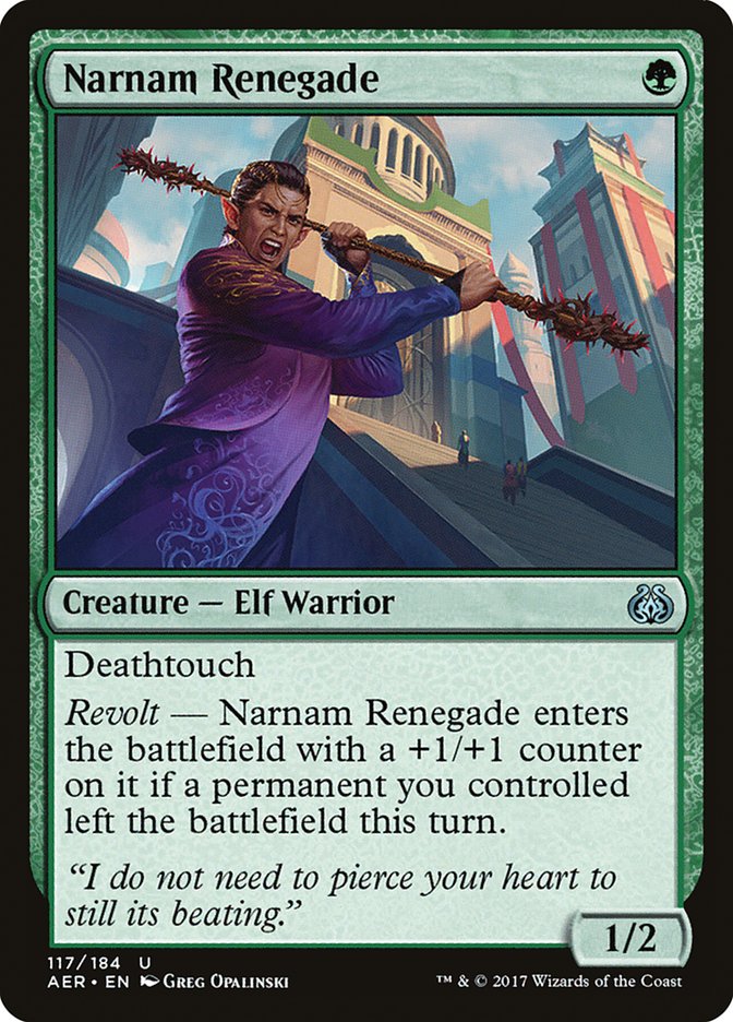 Narnam Renegade [Aether Revolt] | Gamer Loot