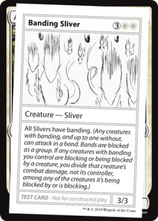 Banding Sliver (2021 Edition) [Mystery Booster Playtest Cards] | Gamer Loot