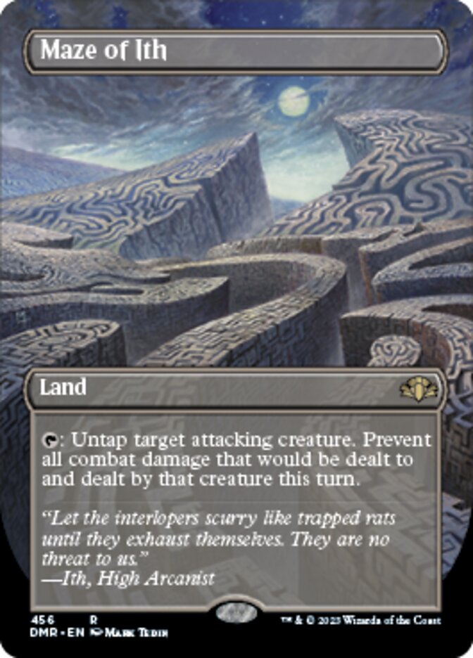 Maze of Ith (Borderless Alternate Art) [Dominaria Remastered] | Gamer Loot