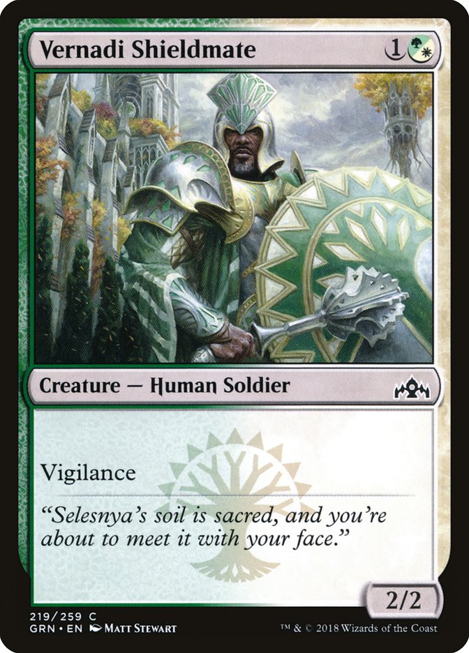 Vernadi Shieldmate [Guilds of Ravnica] | Gamer Loot