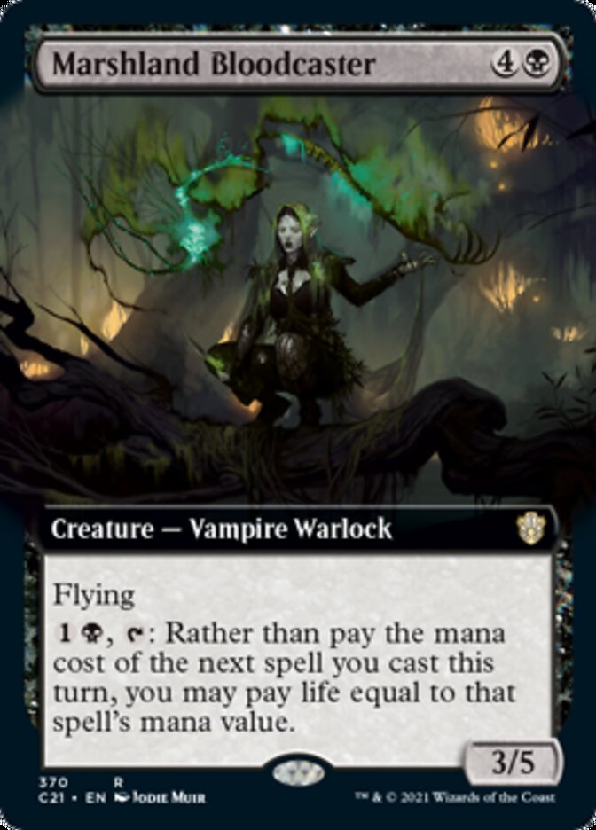 Marshland Bloodcaster (Extended) [Commander 2021] | Gamer Loot