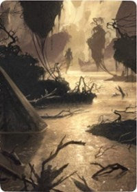 Murkwater Pathway Art Card [Zendikar Rising Art Series] | Gamer Loot