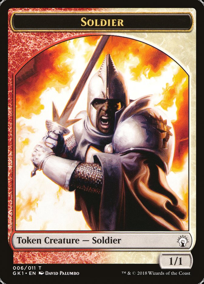 Soldier // Goblin [Guilds of Ravnica Guild Kit Tokens] | Gamer Loot