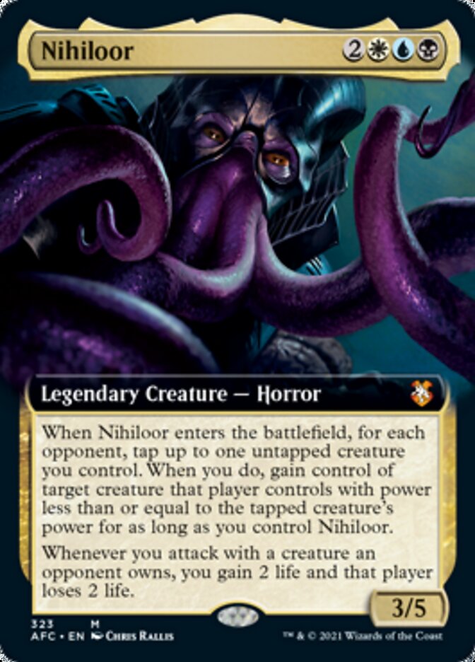 Nihiloor (Extended) [Dungeons & Dragons: Adventures in the Forgotten Realms Commander] | Gamer Loot