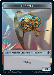 Elephant // Thopter Double-Sided Token [Starter Commander Decks] | Gamer Loot