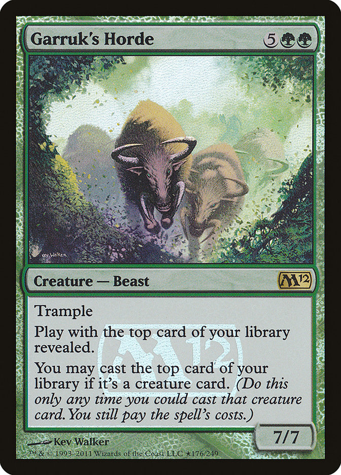 Garruk's Horde [Magic 2012 Prerelease Promos] | Gamer Loot