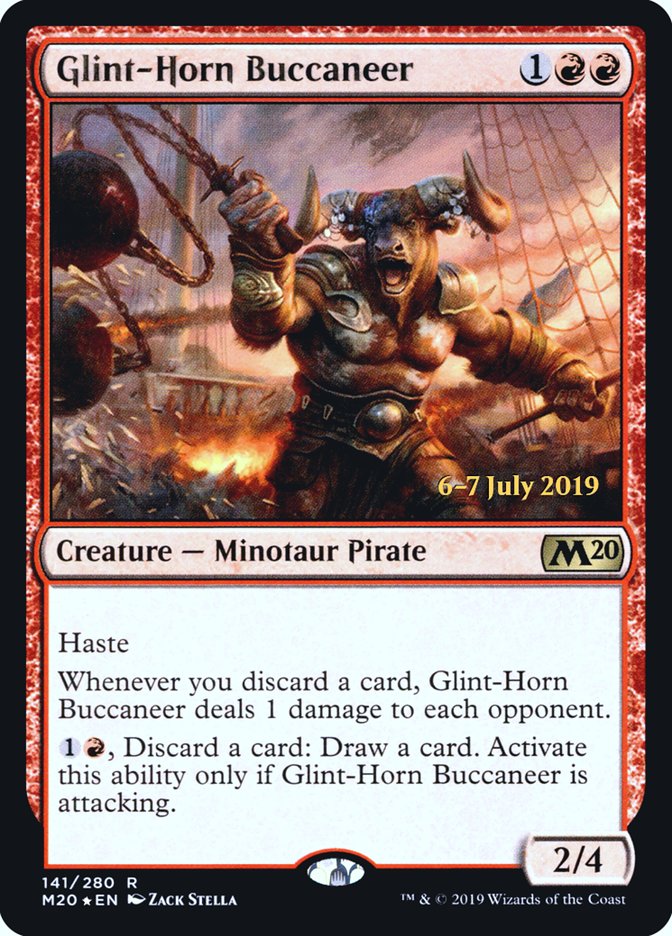 Glint-Horn Buccaneer  [Core Set 2020 Prerelease Promos] | Gamer Loot