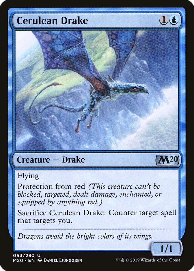 Cerulean Drake [Core Set 2020] | Gamer Loot