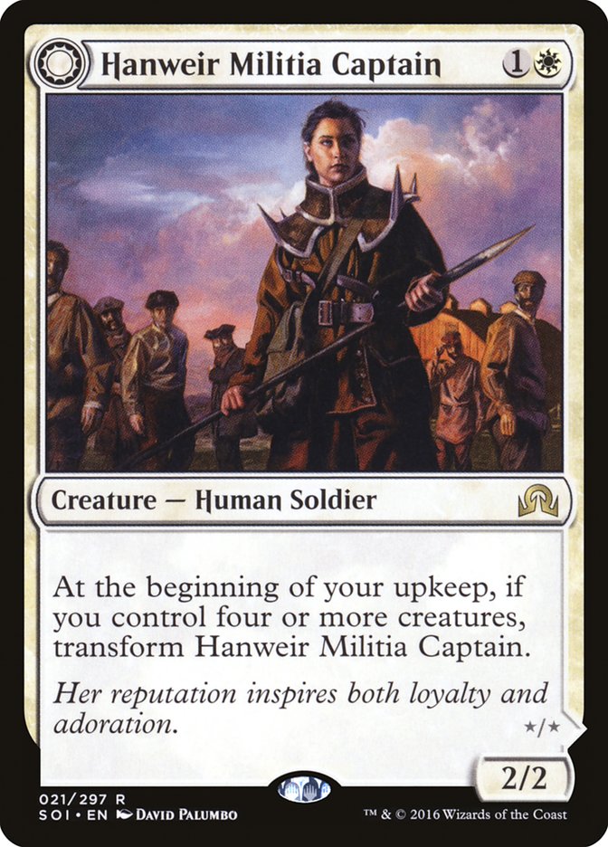 Hanweir Militia Captain // Westvale Cult Leader [Shadows over Innistrad] | Gamer Loot