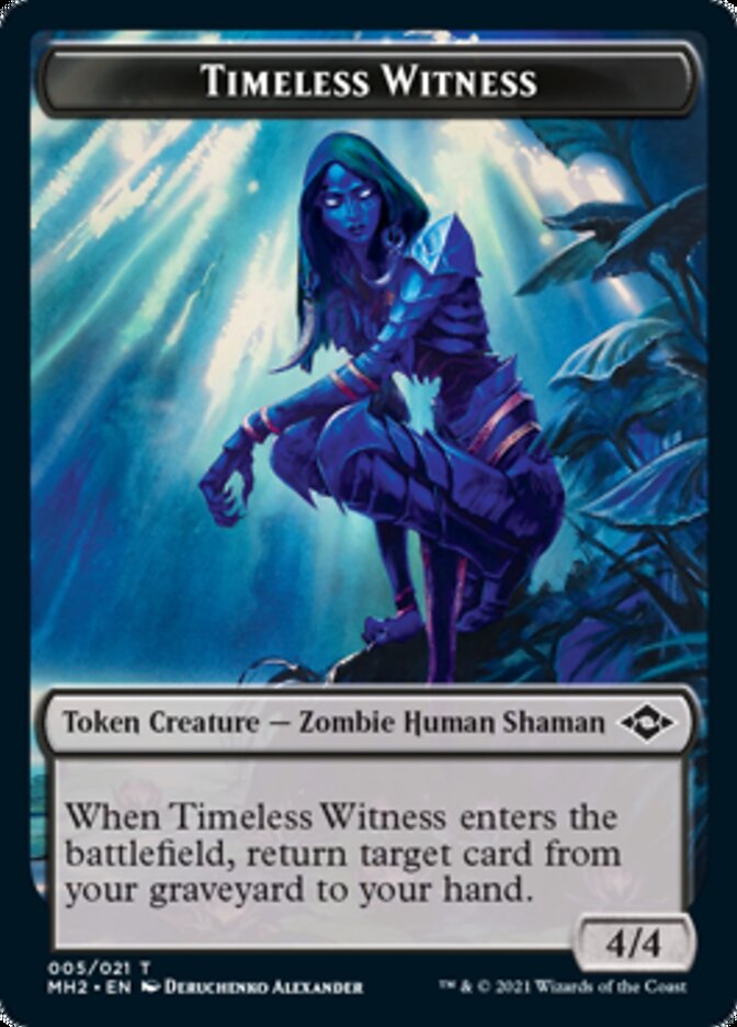 Timeless Witness Token // Treasure Token (20) [Modern Horizons 2 Tokens] | Gamer Loot