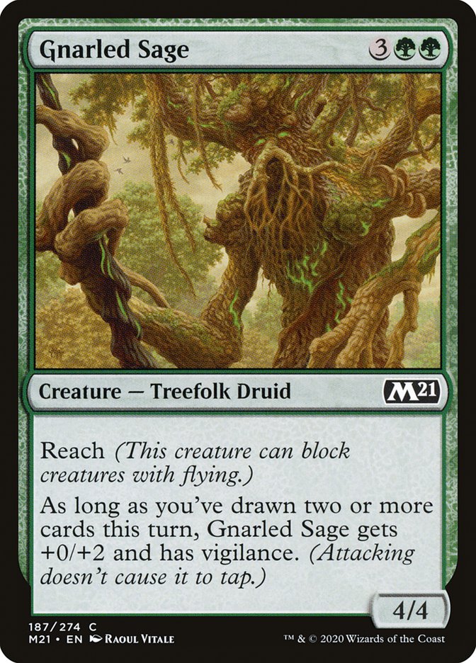 Gnarled Sage [Core Set 2021] | Gamer Loot