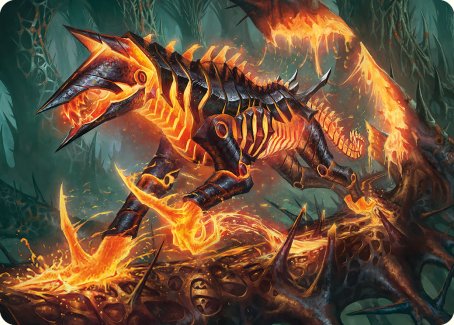 Kuldotha Cackler Art Card [Phyrexia: All Will Be One Art Series] | Gamer Loot
