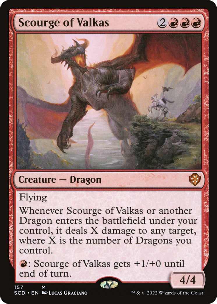 Scourge of Valkas [Starter Commander Decks] | Gamer Loot