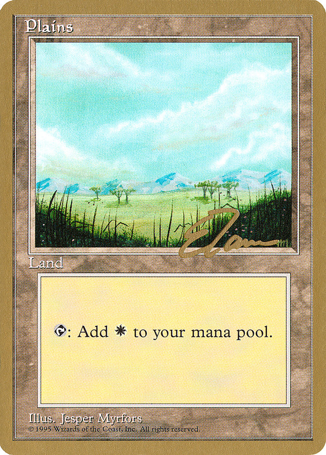 Plains (et365) (Eric Tam) [Pro Tour Collector Set] | Gamer Loot