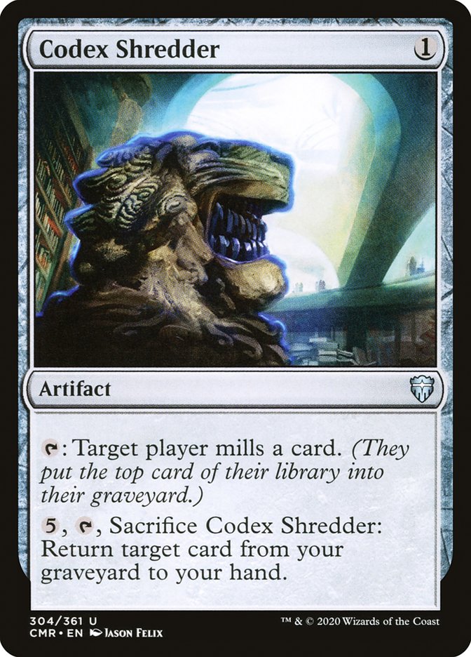 Codex Shredder [Commander Legends] | Gamer Loot