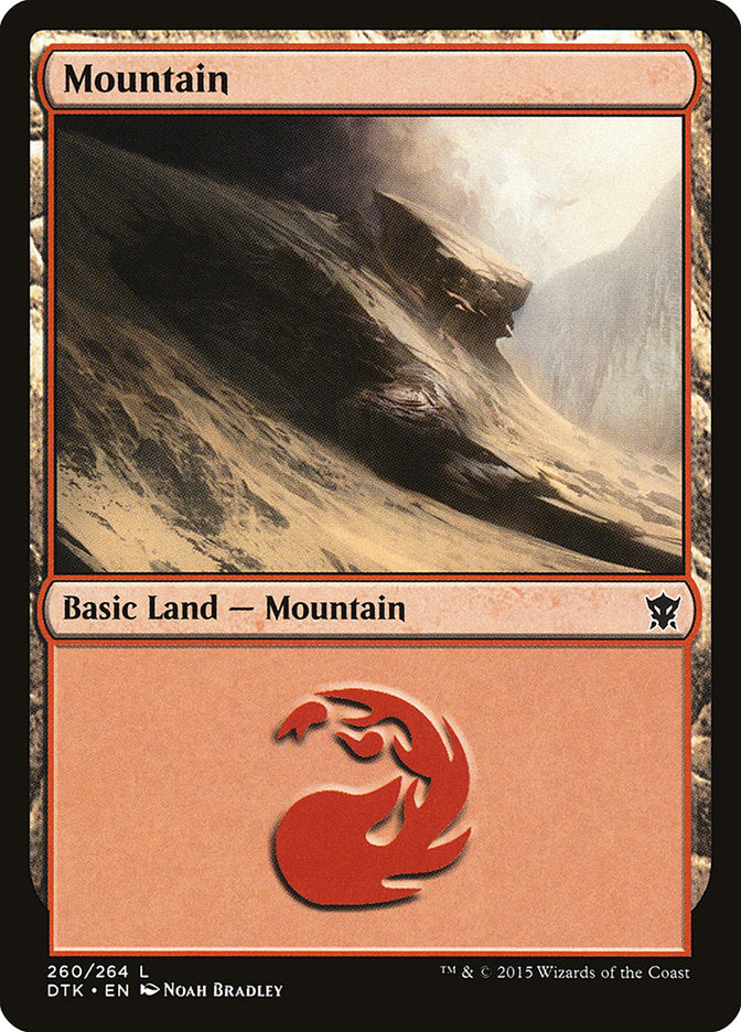 Mountain (260) [Dragons of Tarkir] | Gamer Loot