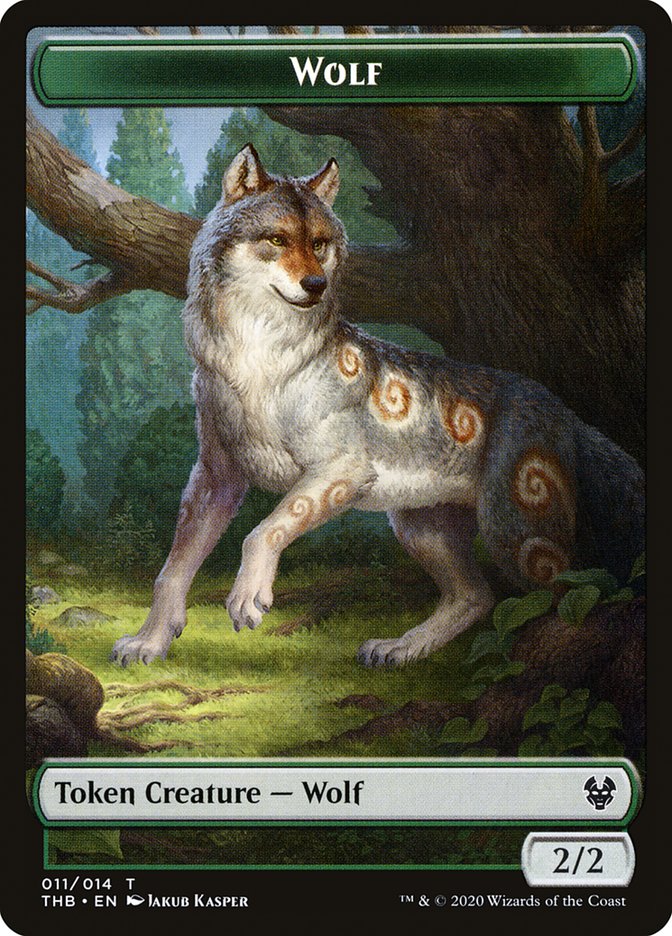 Wolf [Theros Beyond Death Tokens] | Gamer Loot