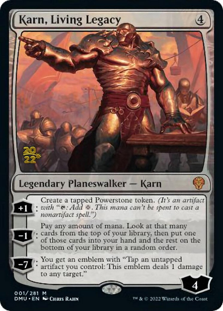 Karn, Living Legacy [Dominaria United Prerelease Promos] | Gamer Loot