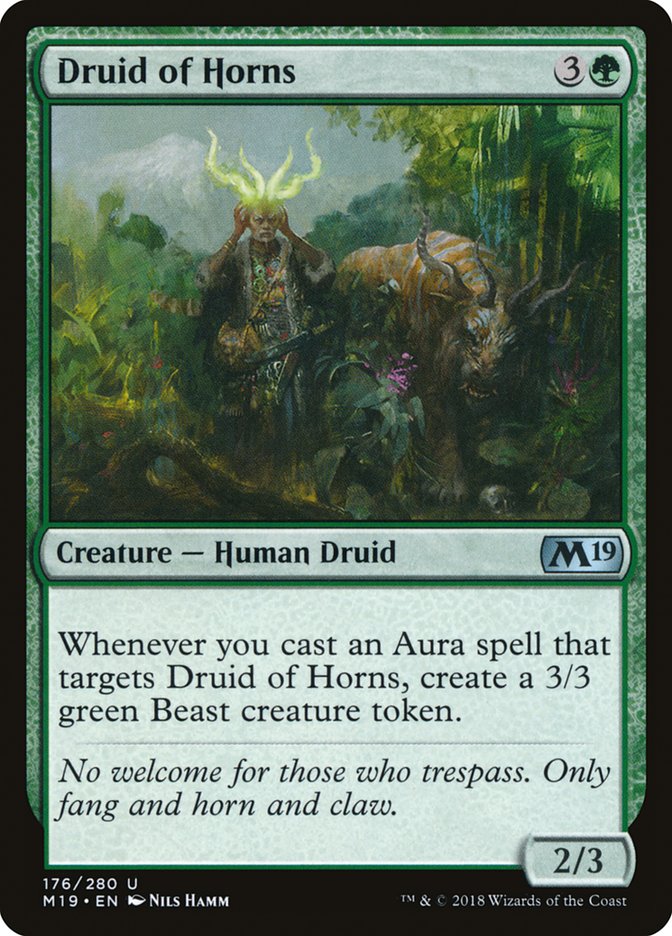 Druid of Horns [Core Set 2019] | Gamer Loot