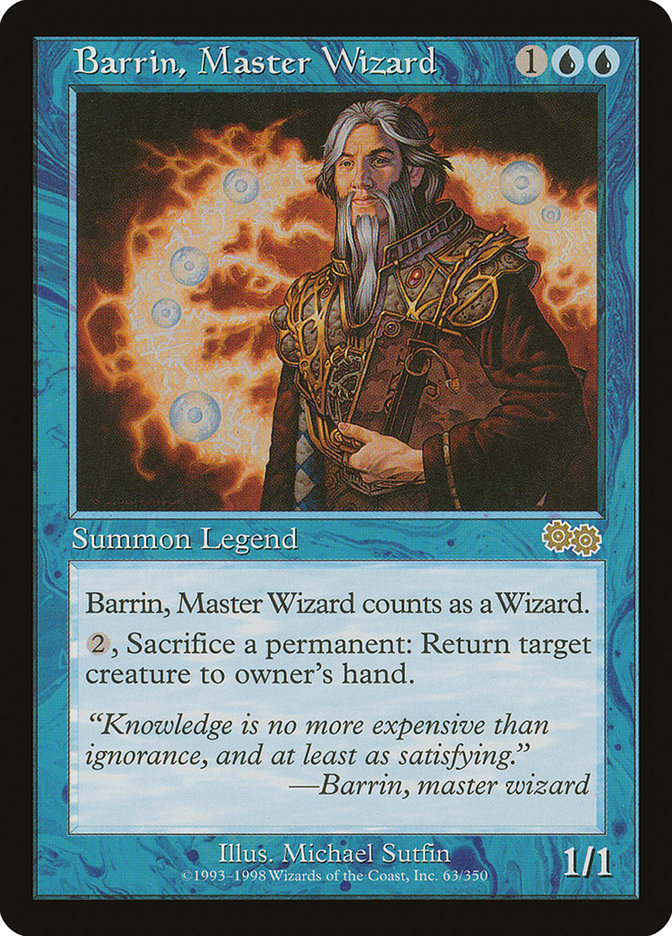 Barrin, Master Wizard [Urza's Saga] | Gamer Loot