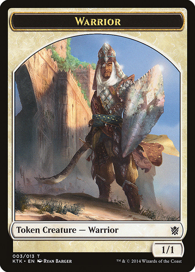 Warrior (003/013) [Khans of Tarkir Tokens] | Gamer Loot