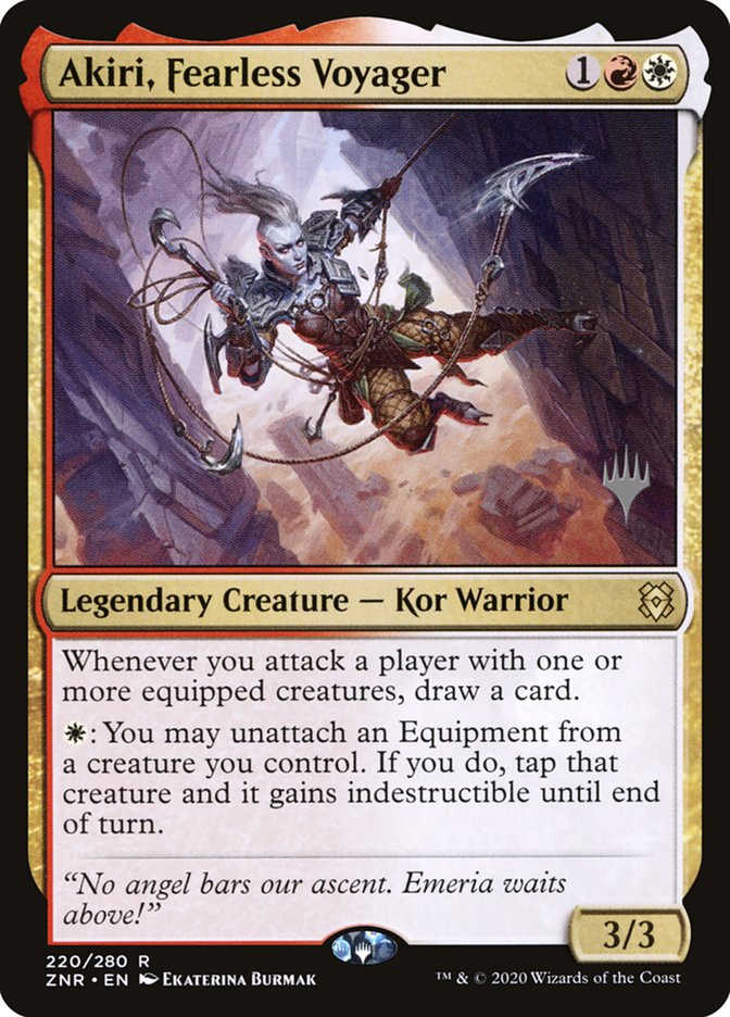 Akiri, Fearless Voyager (Promo Pack) [Zendikar Rising Promos] | Gamer Loot