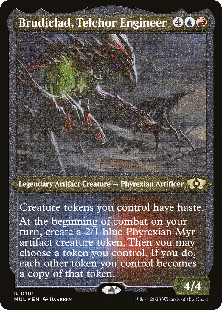 Brudiclad, Telchor Engineer (Foil Etched) [Multiverse Legends] | Gamer Loot