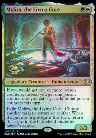 Melira, the Living Cure [Phyrexia: All Will Be One Prerelease Promos] | Gamer Loot