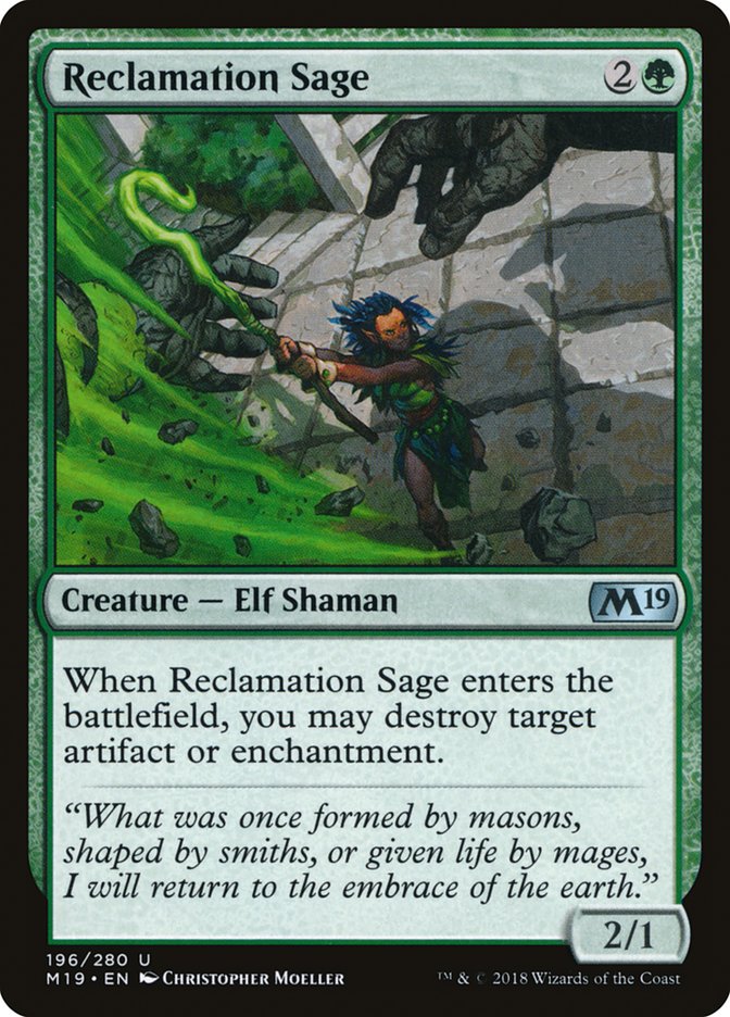 Reclamation Sage [Core Set 2019] | Gamer Loot