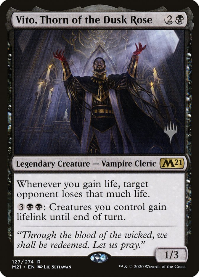 Vito, Thorn of the Dusk Rose (Promo Pack) [Core Set 2021 Promos] | Gamer Loot