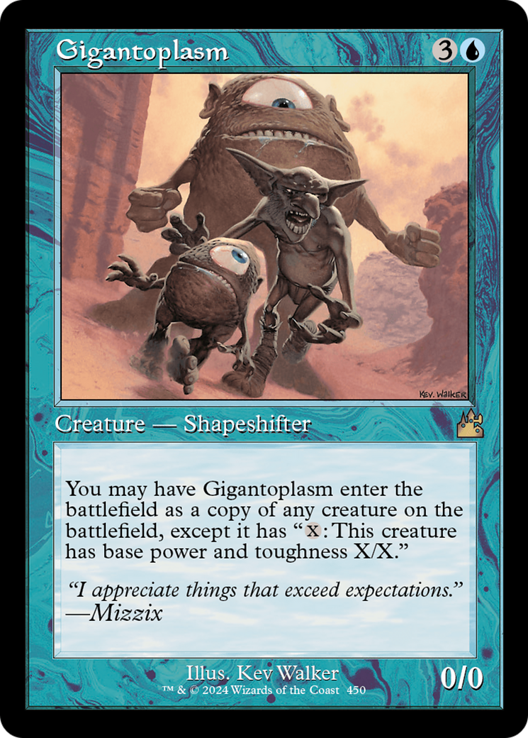 Gigantoplasm (Retro Frame) [Ravnica Remastered] | Gamer Loot
