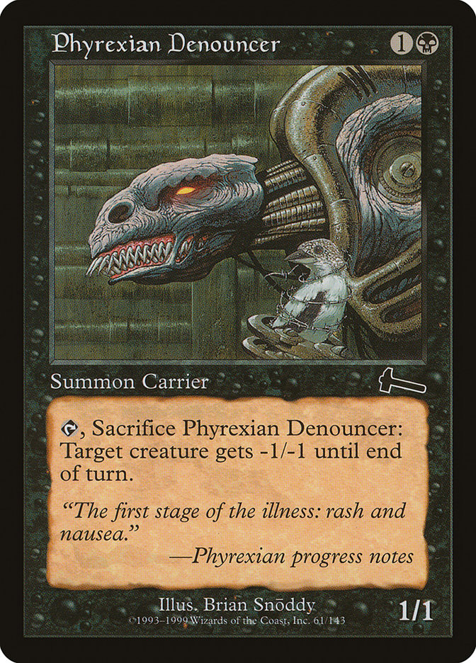 Phyrexian Denouncer [Urza's Legacy] | Gamer Loot